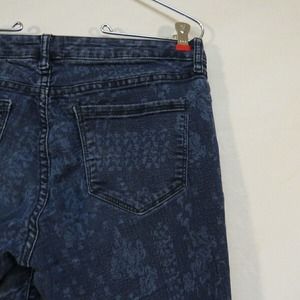 Old Navy The Rock Star Jeans floral‎ print Size 10 Tall Girls